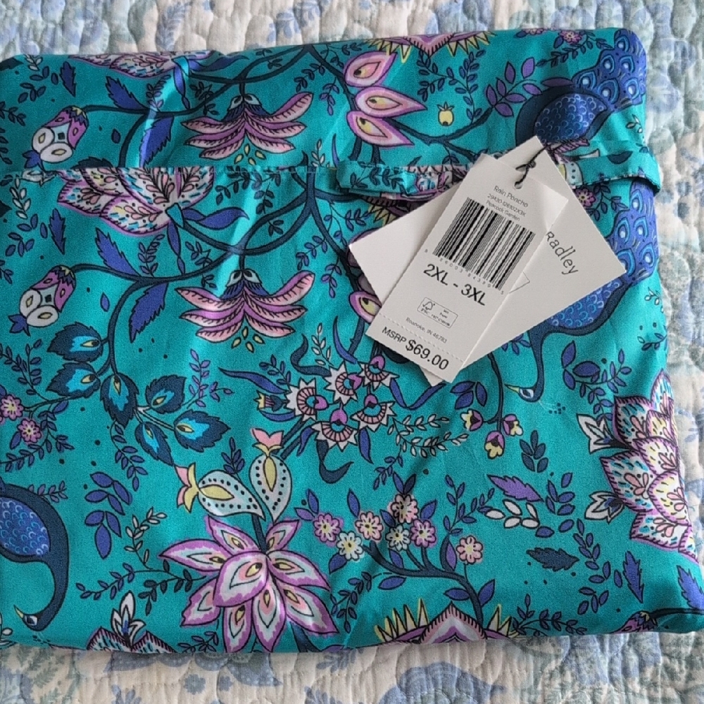 Vera Bradley rain poncho